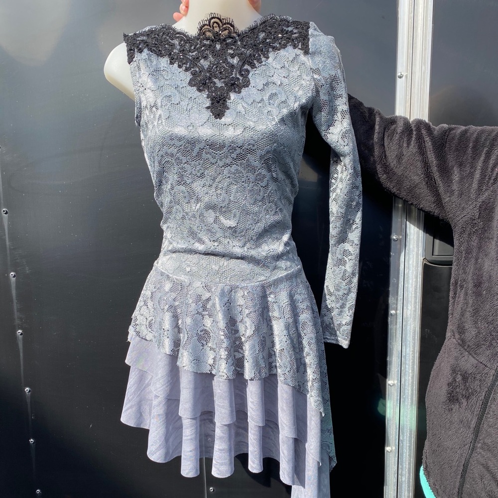 Révérence Dance Costume NWT Custom AS Gray/Black